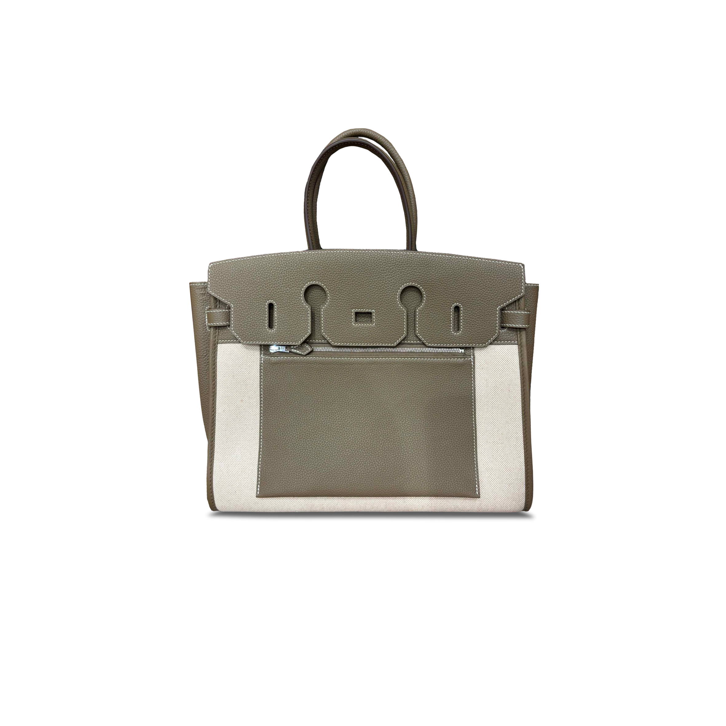 HERMES MASTER BIRKIN 30 TOGO ELEPHANT GREY LEATHER BAG 0705316342 (30*21*17cm)